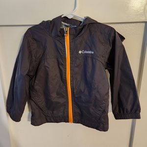 Columbia toddler 3T rain jacket black